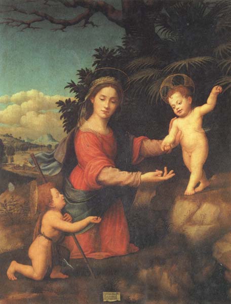 Madonna and Child with hte Young St.john t he Baptist